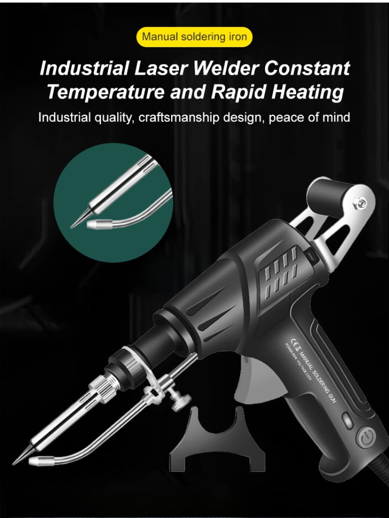 Industrial Laser Welding Tool - Set Pistol Solder Industri dengan Laser,