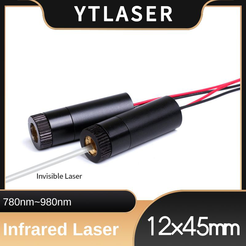 Industrial Grade Laser - D12X45mm Fokus Dapat Disesuaikan 780nm 830nm