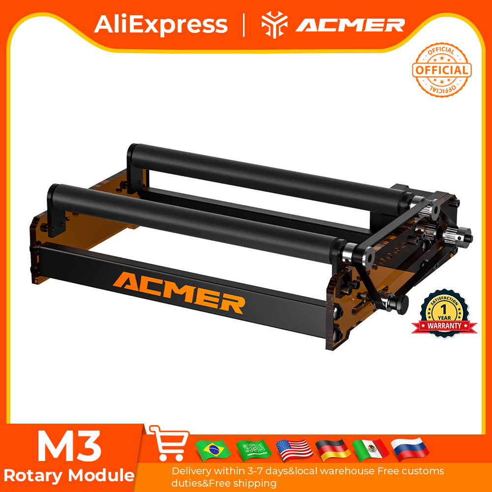 Industrial Laser Cutter - Rol Putar Laser ACMER M3 360