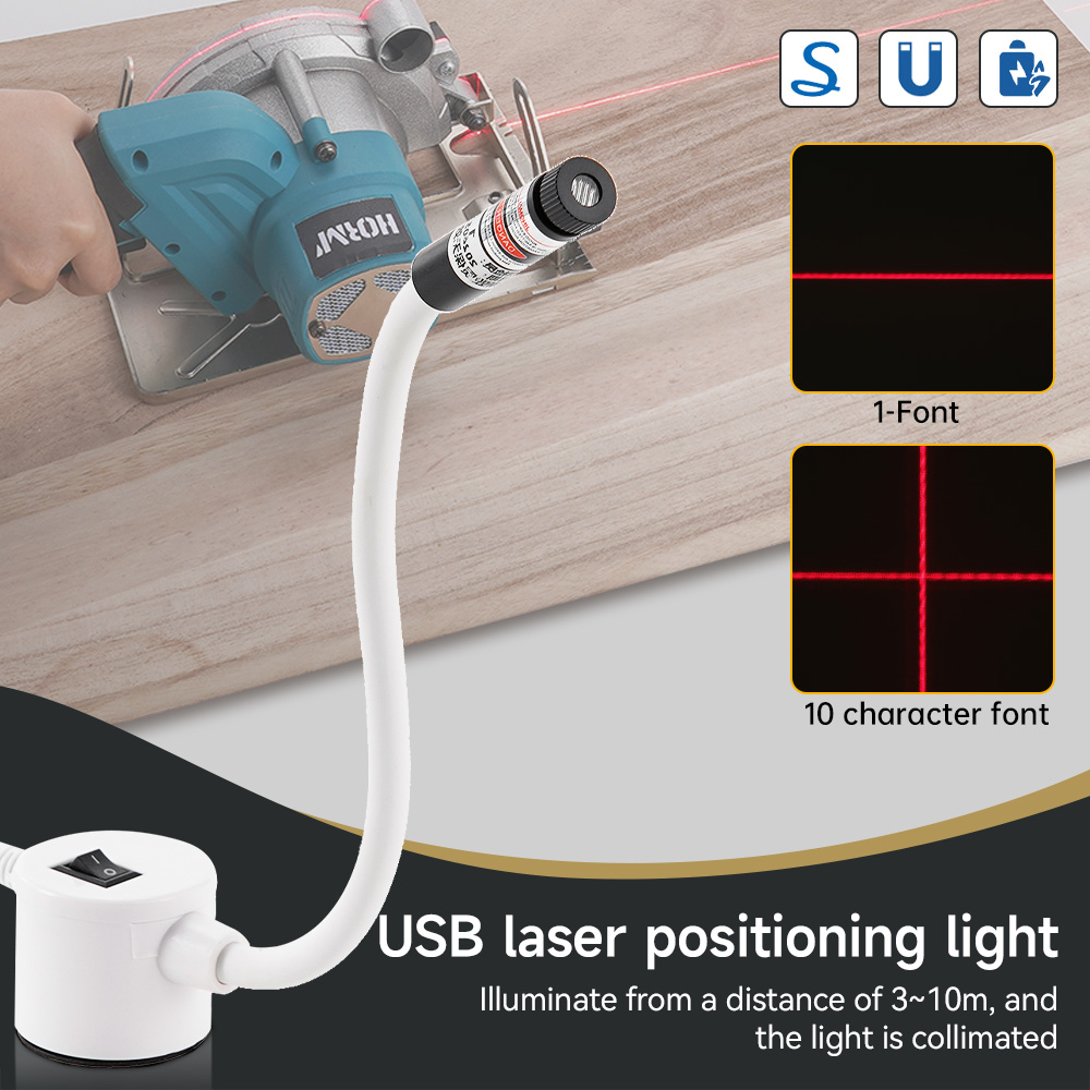 Industrial Laser Cutter - Lampu Laser merah berdaya USB lampu