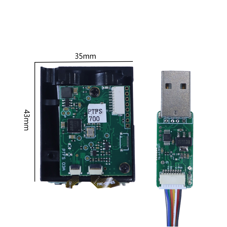 Industrial Laser Measuring Device - Modul Sensor Jarak Laser TOF Perangkat