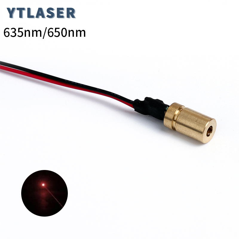 Industrial Grade Laser - D6x10mm 635nm 650nm Laser Titik Merah