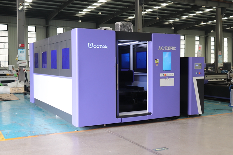 Mesin pemotong logam serat Las - Industrial Laser Metal Cutting Machine ulasan dan harga