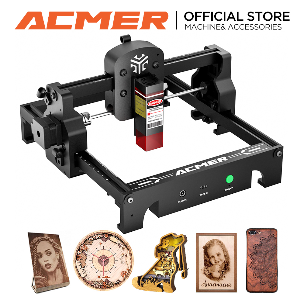 ACMER S1 Mesin Ukir Laser 6W/3 - Industrial Acrylic Laser Cutter ulasan dan harga