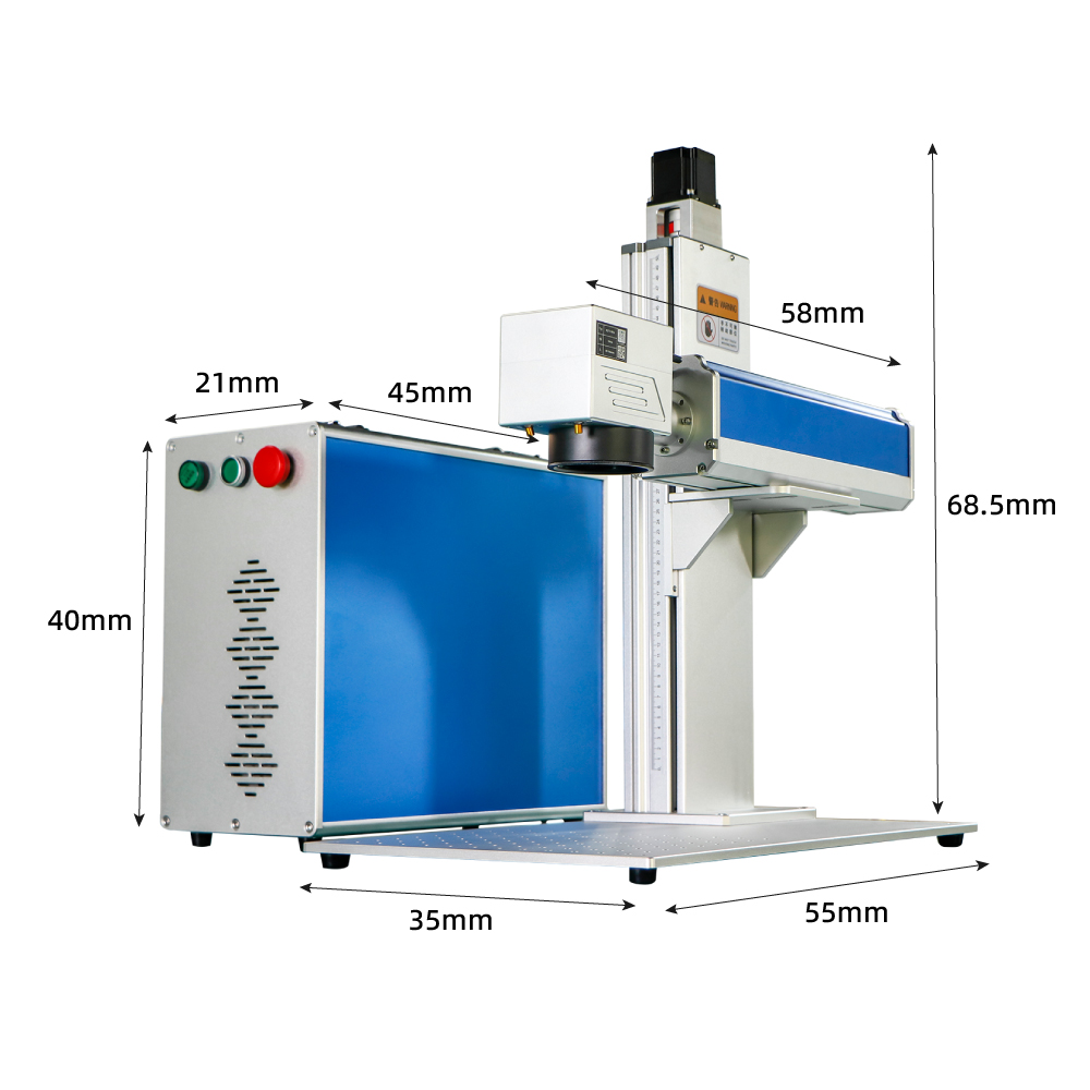 Mesin Pengukir Laser Serat Ray - Industrial Laser Engraving Machine ulasan dan harga