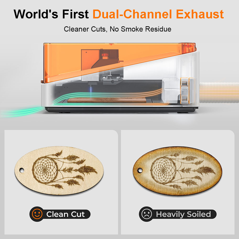 TOOCAA NOVA 20W Mesin Pengukir - Industrial Laser Engraving Machine ulasan dan harga