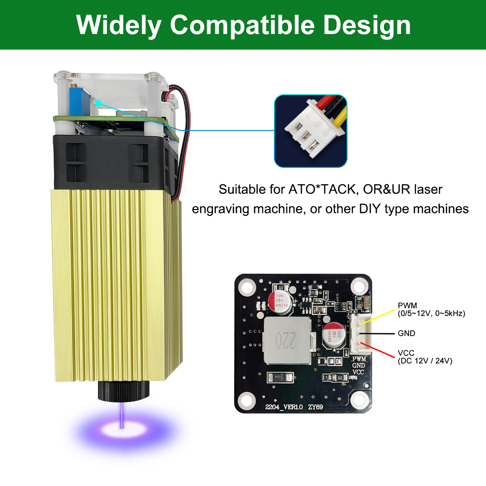 LASER pohon 4W 5W modul Laser  - Industrial Laser Cutter ulasan dan harga