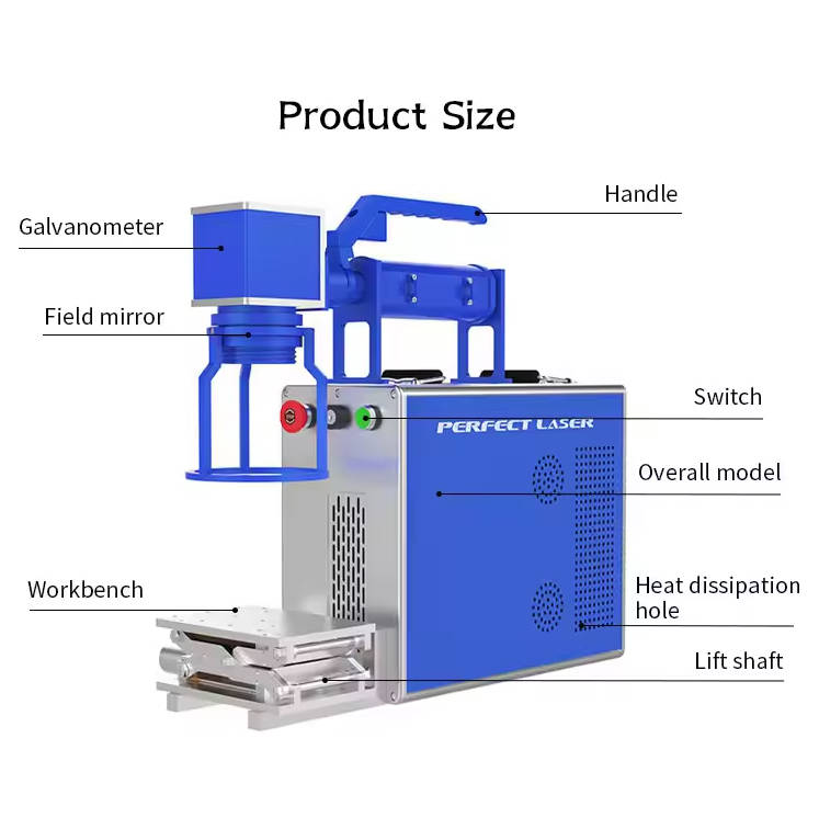 Mesin Penanda Laser Serat Geng - Industrial Laser Brands ulasan dan harga