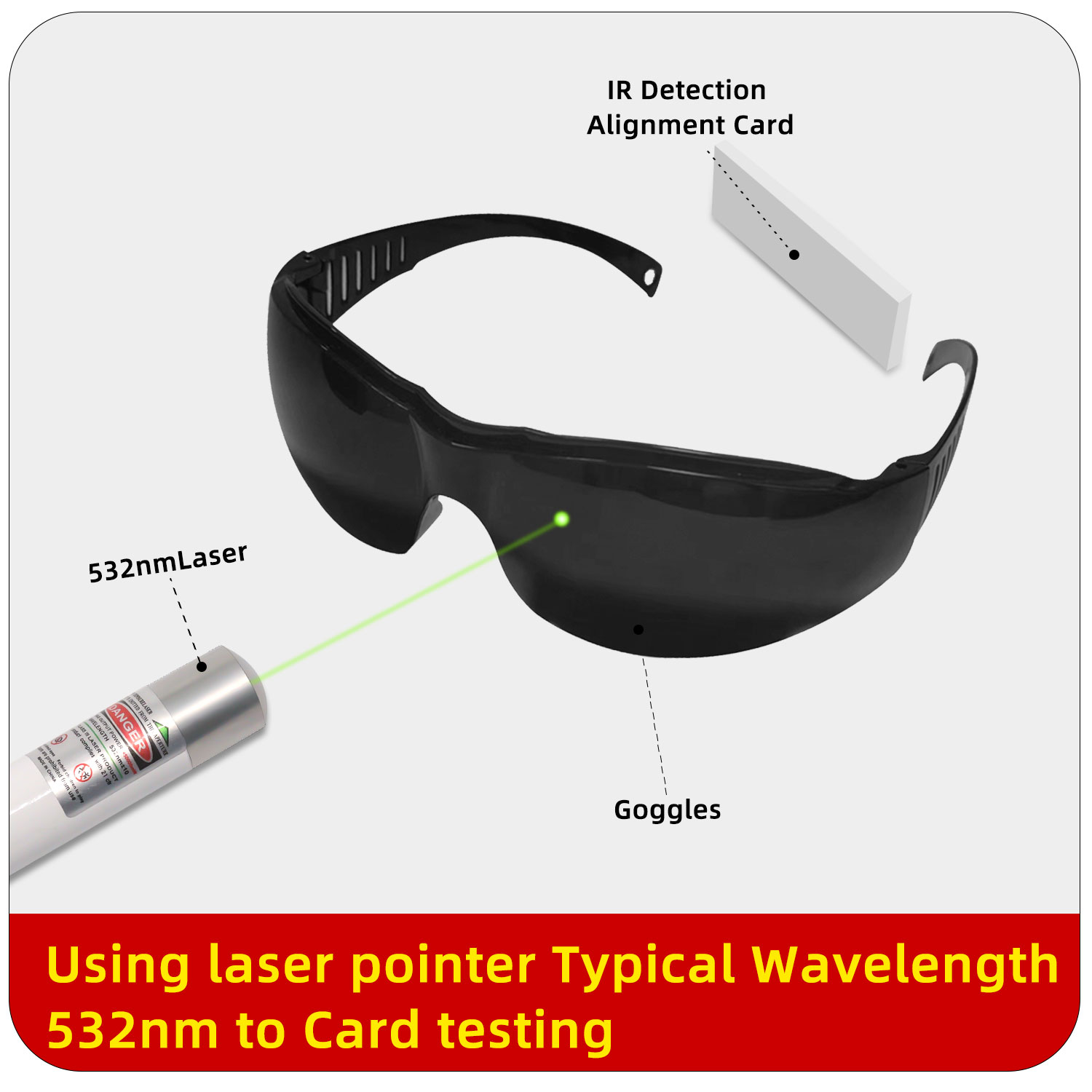 Kacamata gaya baru masker tedu - Laser Safety Goggles ulasan dan harga
