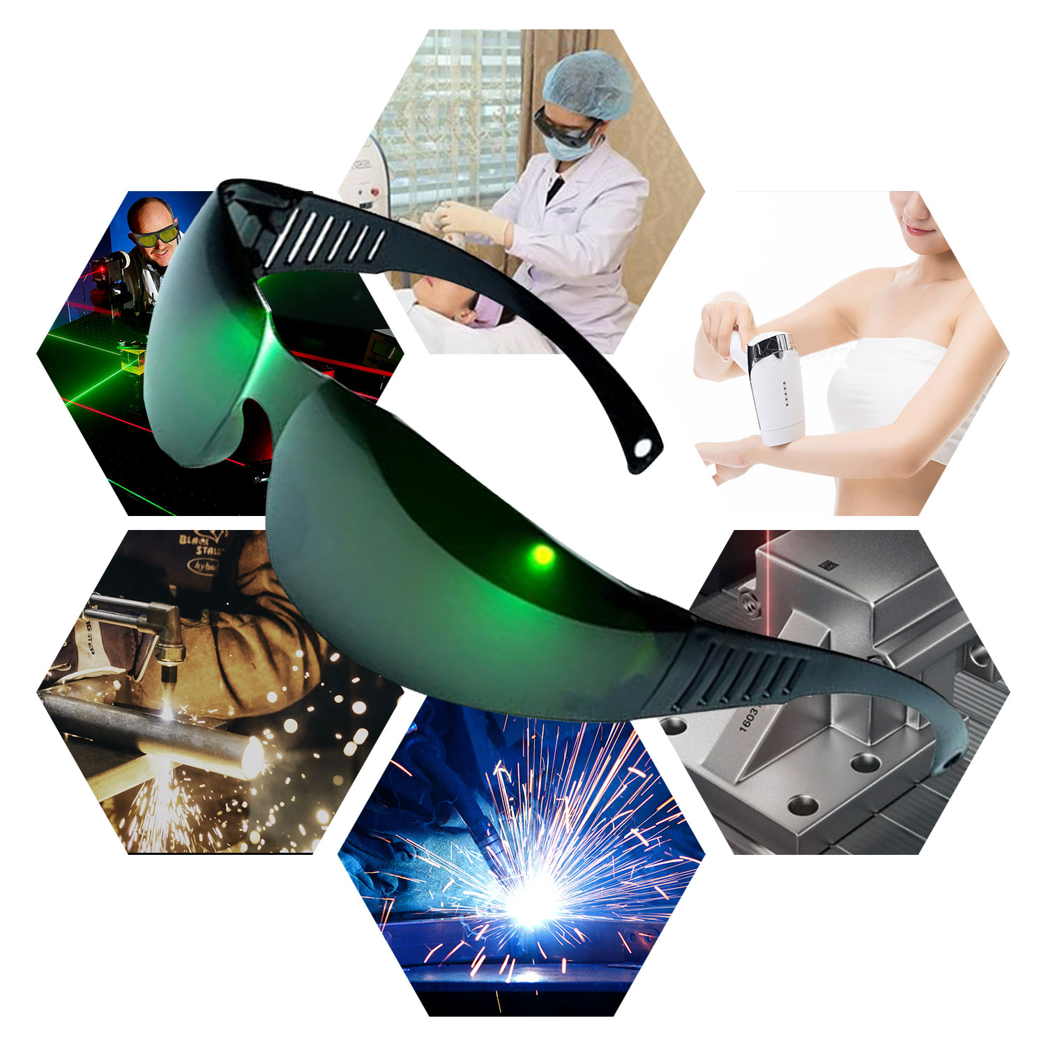 Kacamata timbal radiasi kacama - Industrial Laser Glasses ulasan dan harga
