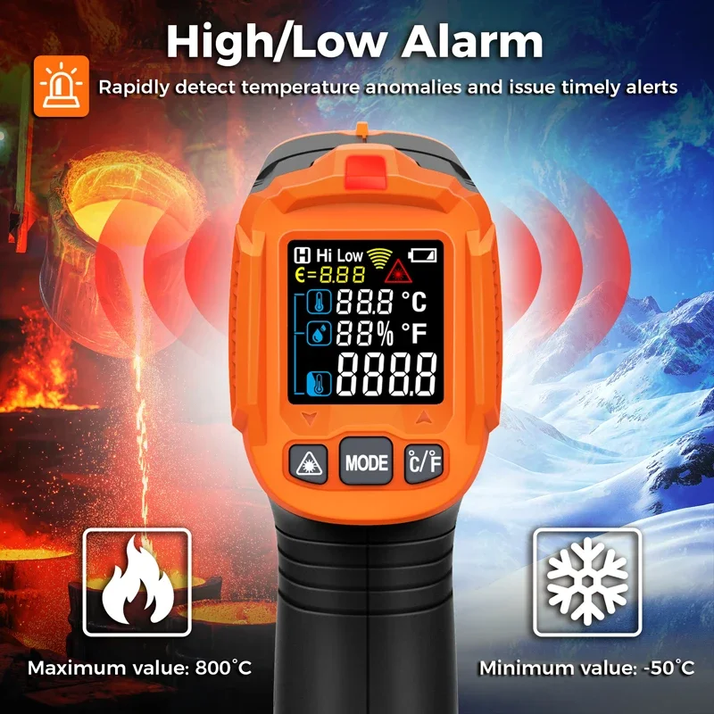 Termometer Inframerah -50~380C - Industrial Laser Sensor ulasan dan harga
